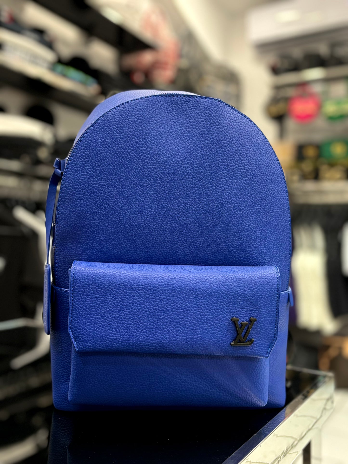 Louis Vuitton blue backpack