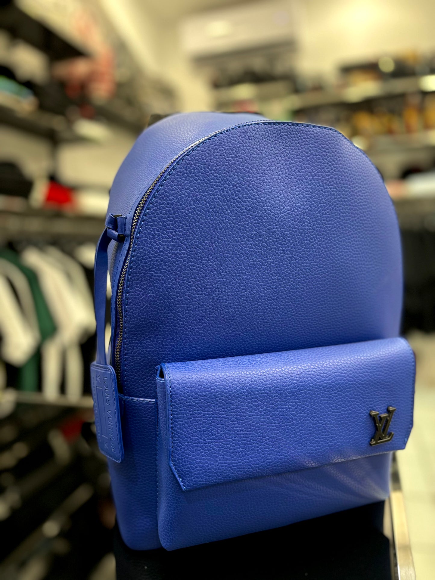 Louis Vuitton blue backpack