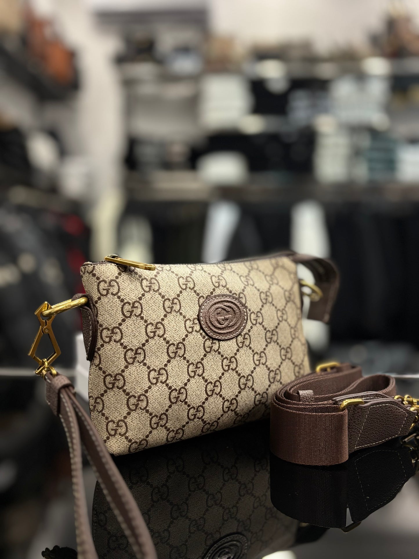 Gucci beige bag χειρός/χιαστί