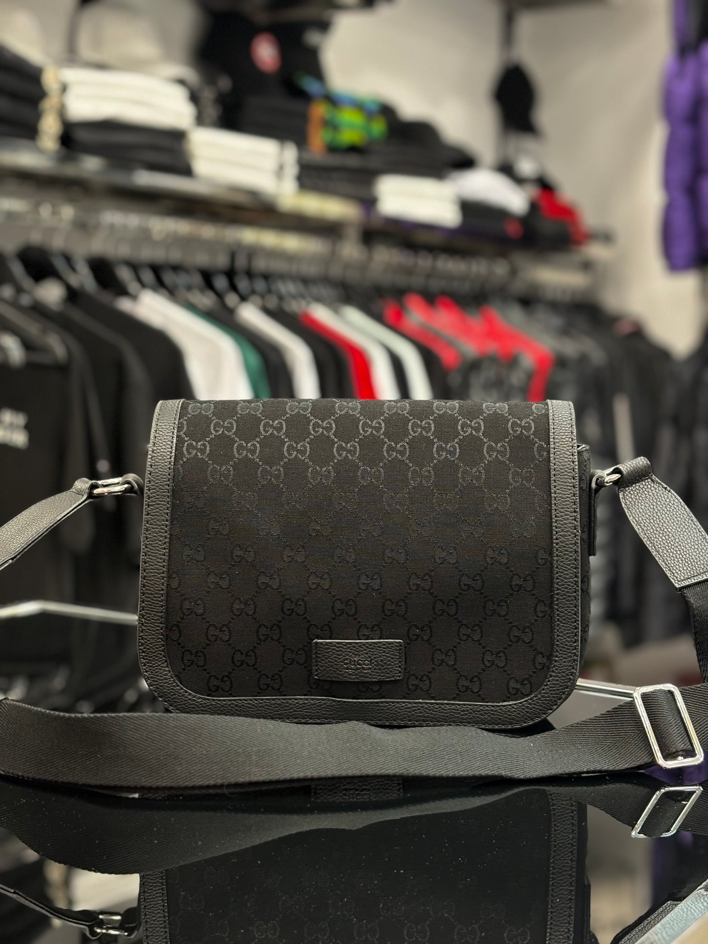 Gucci Black τσάντα ωμού/χιαστί