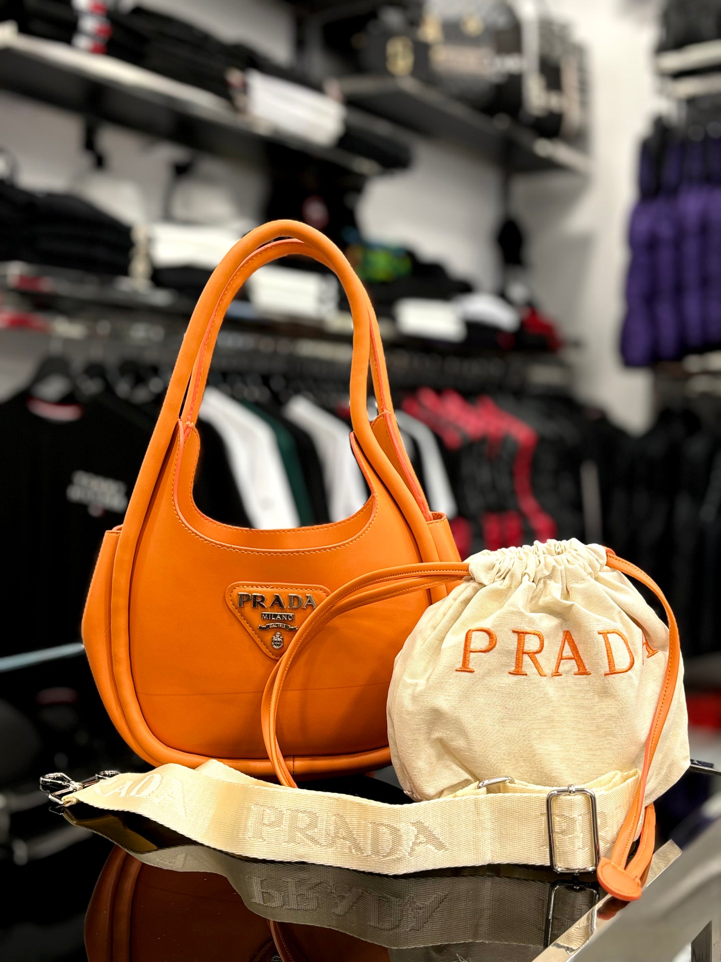 Prada Crossbody bag Orange