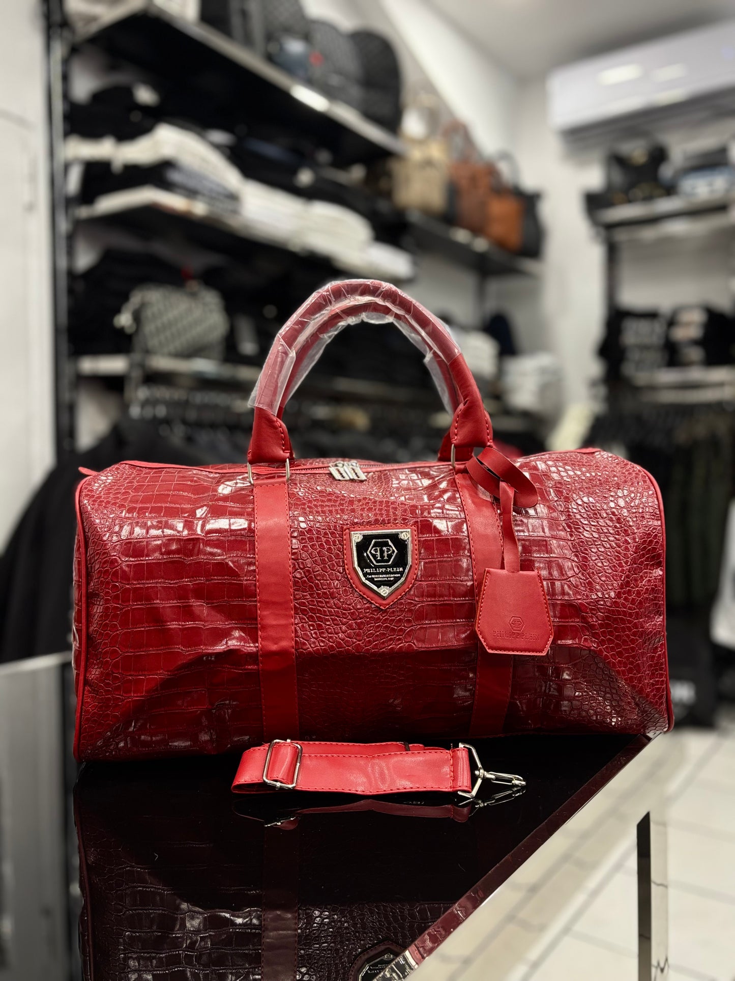 Σάκος Ταξιδιού Philipp Plein red