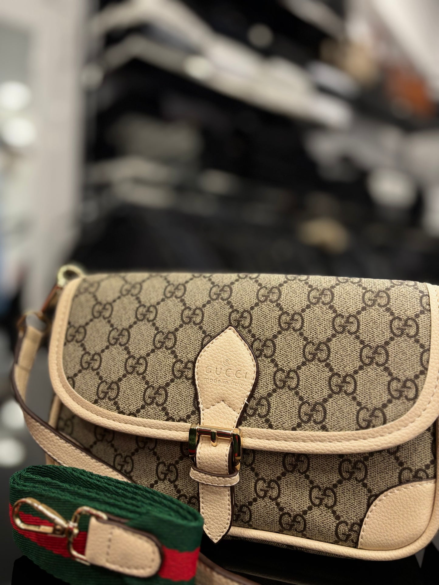 Gucci beige bag ώμου/χιαστί