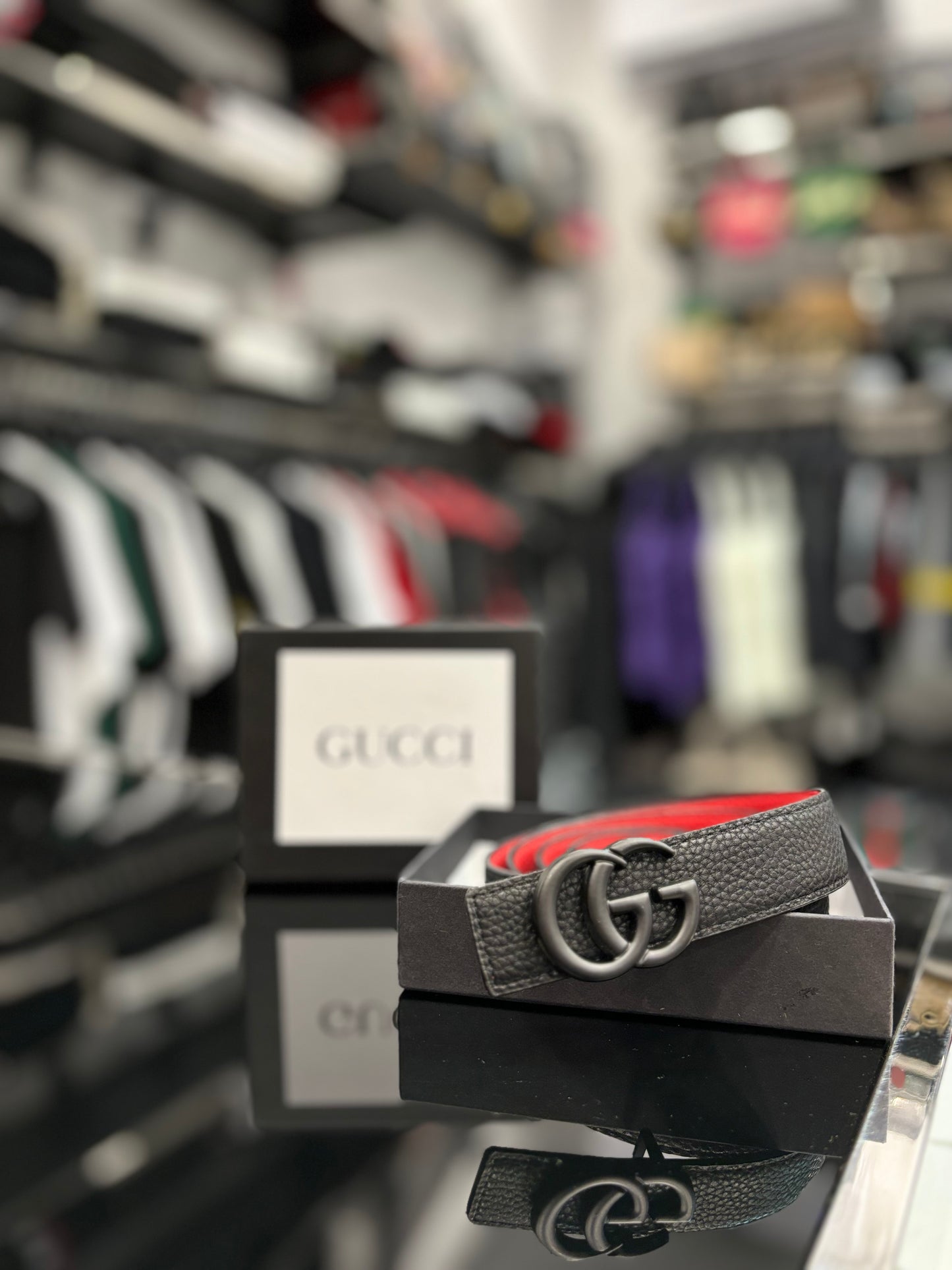 Gucci Belt mini Black/Red