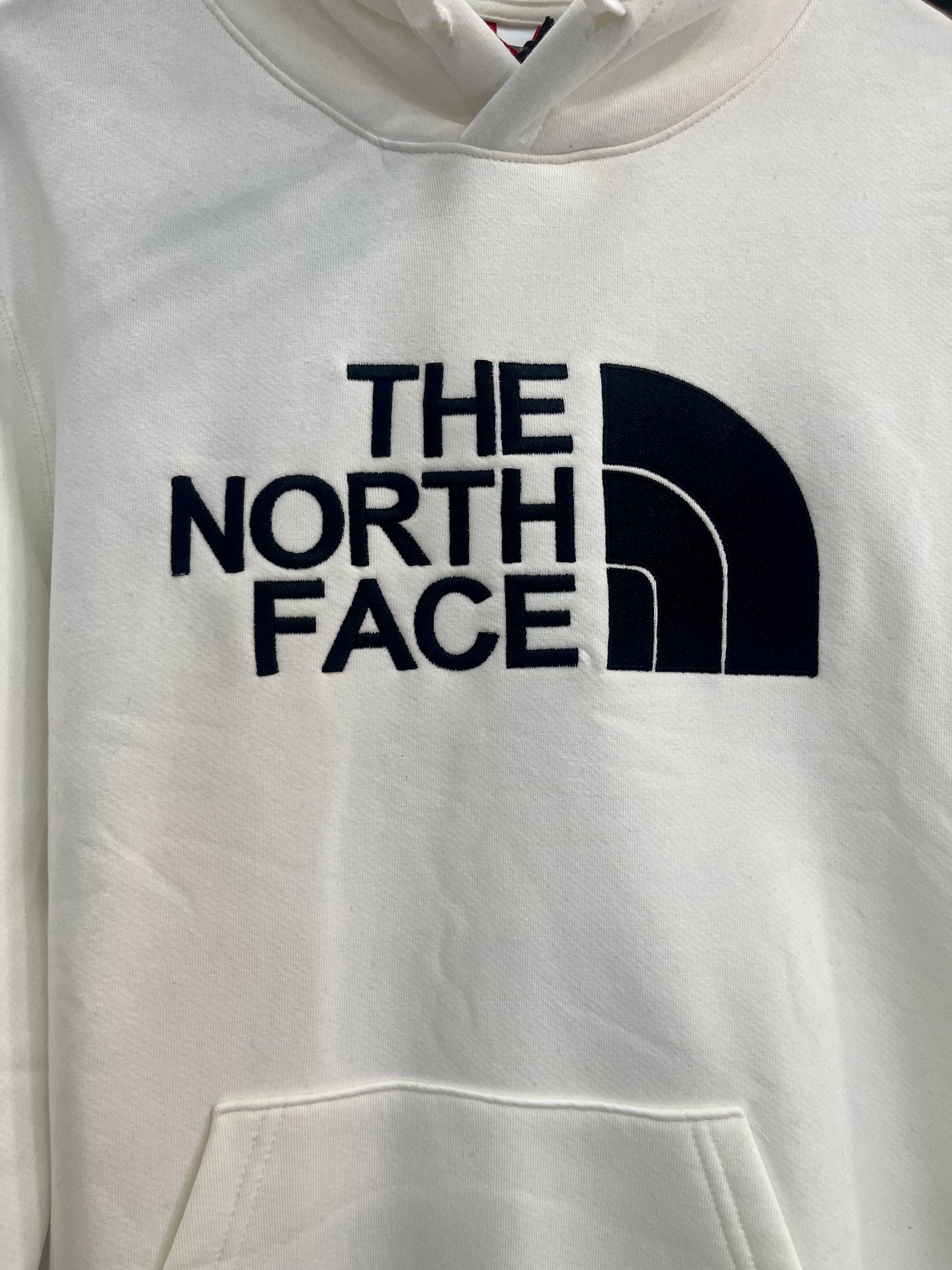 The North Face hoodie white