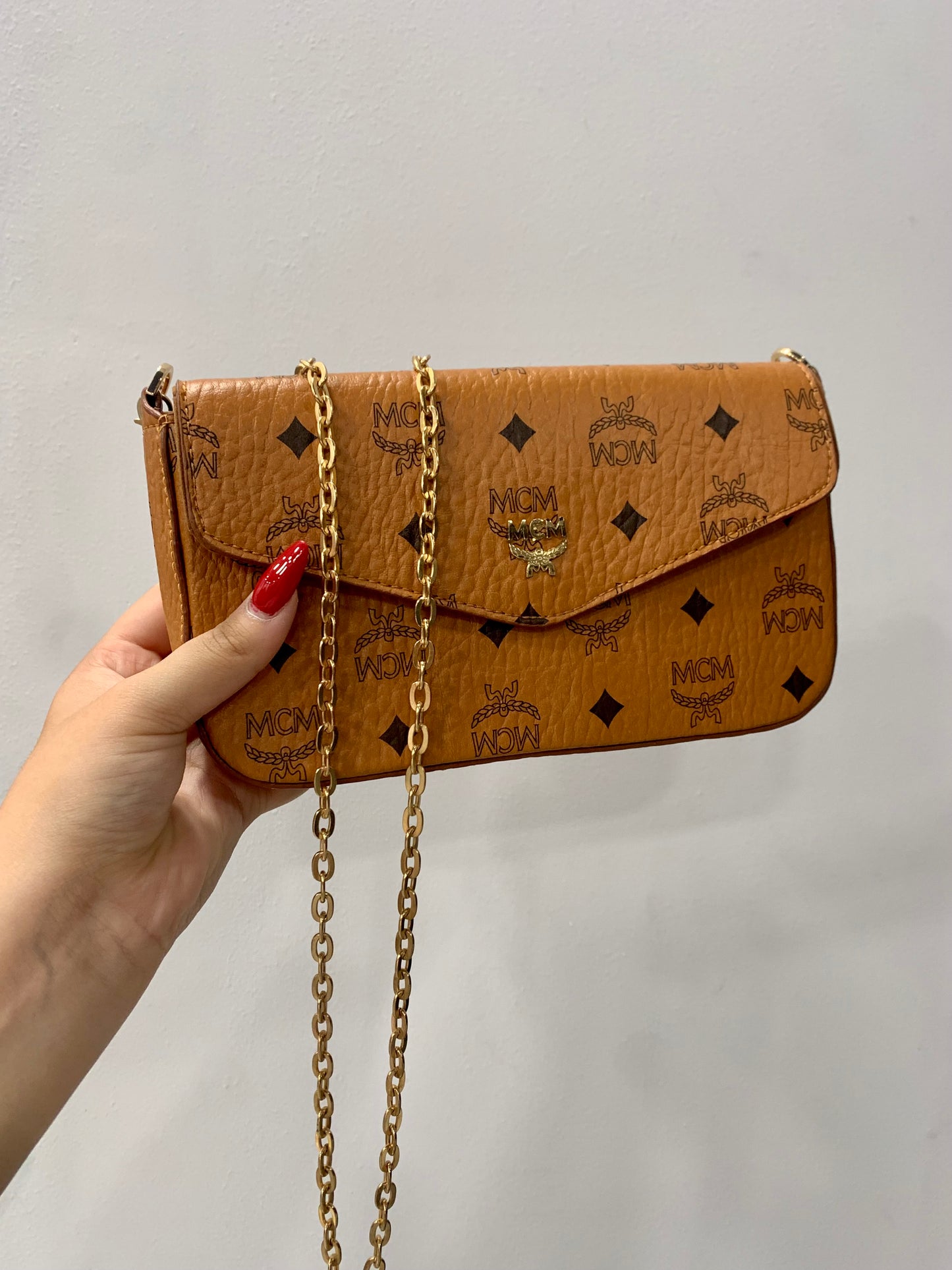 MCM Envelope Light Brown