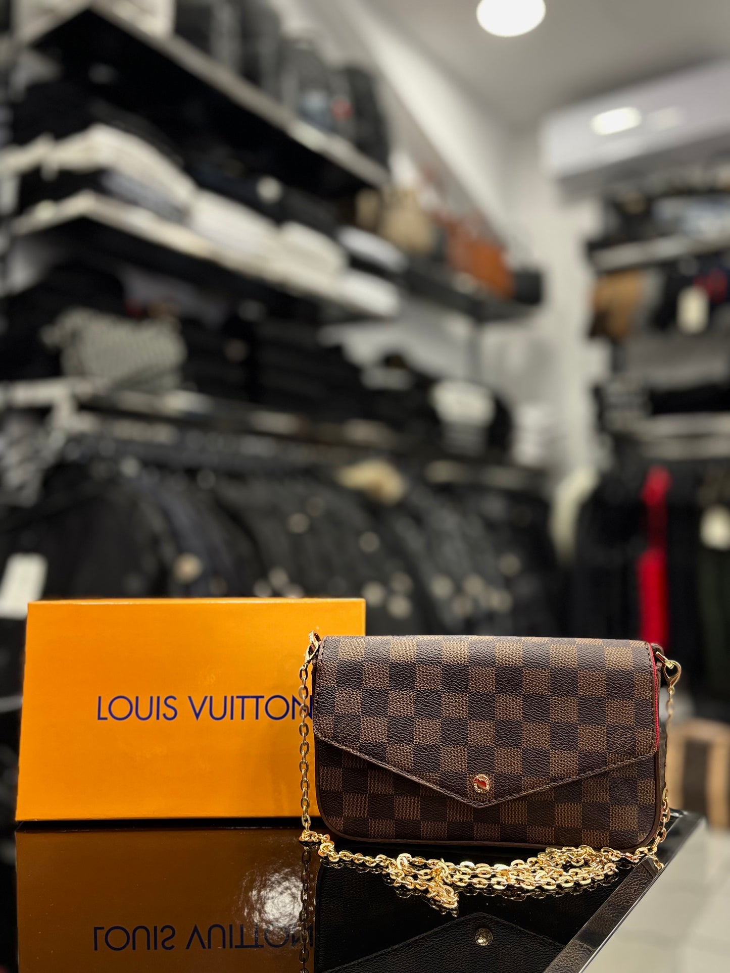 Louis Vuitton Damier Ebene Pochette Felicie