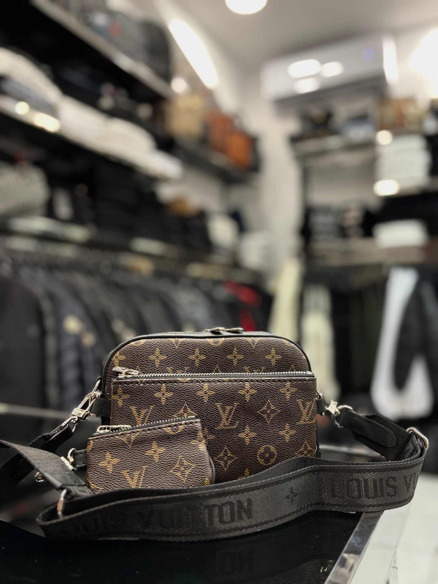 Louis Vuitton Trio brown bag ώμου/χιαστί