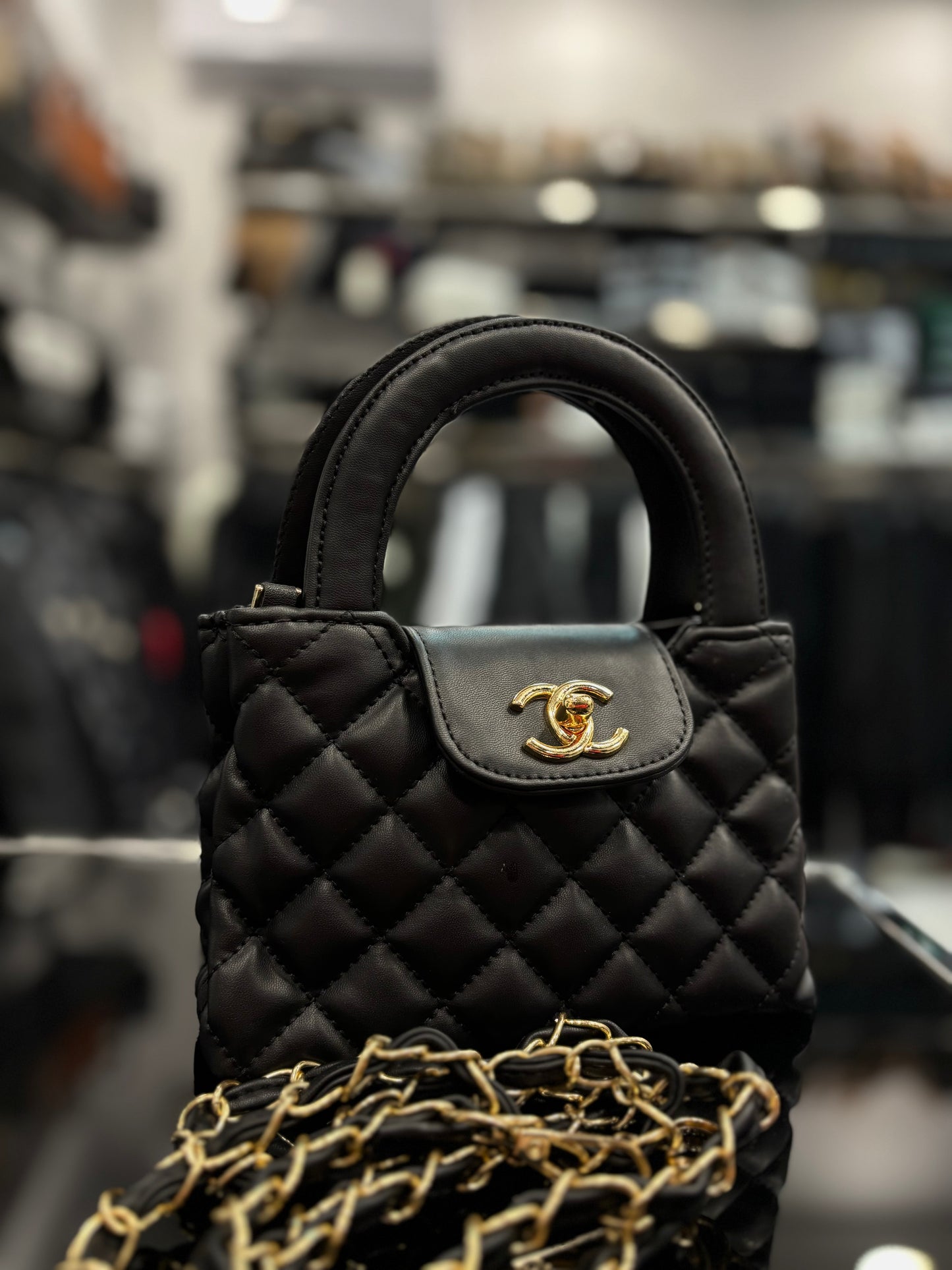 Chanel Small Kelly shopper black bag