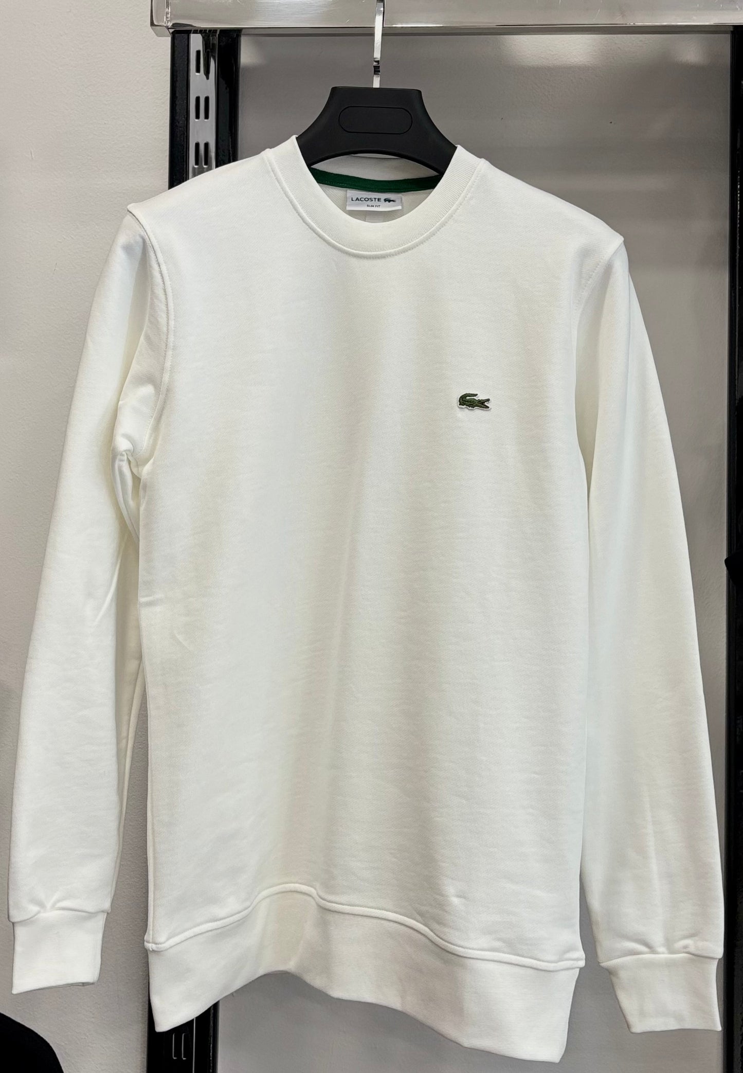 Lacoste white hoodie