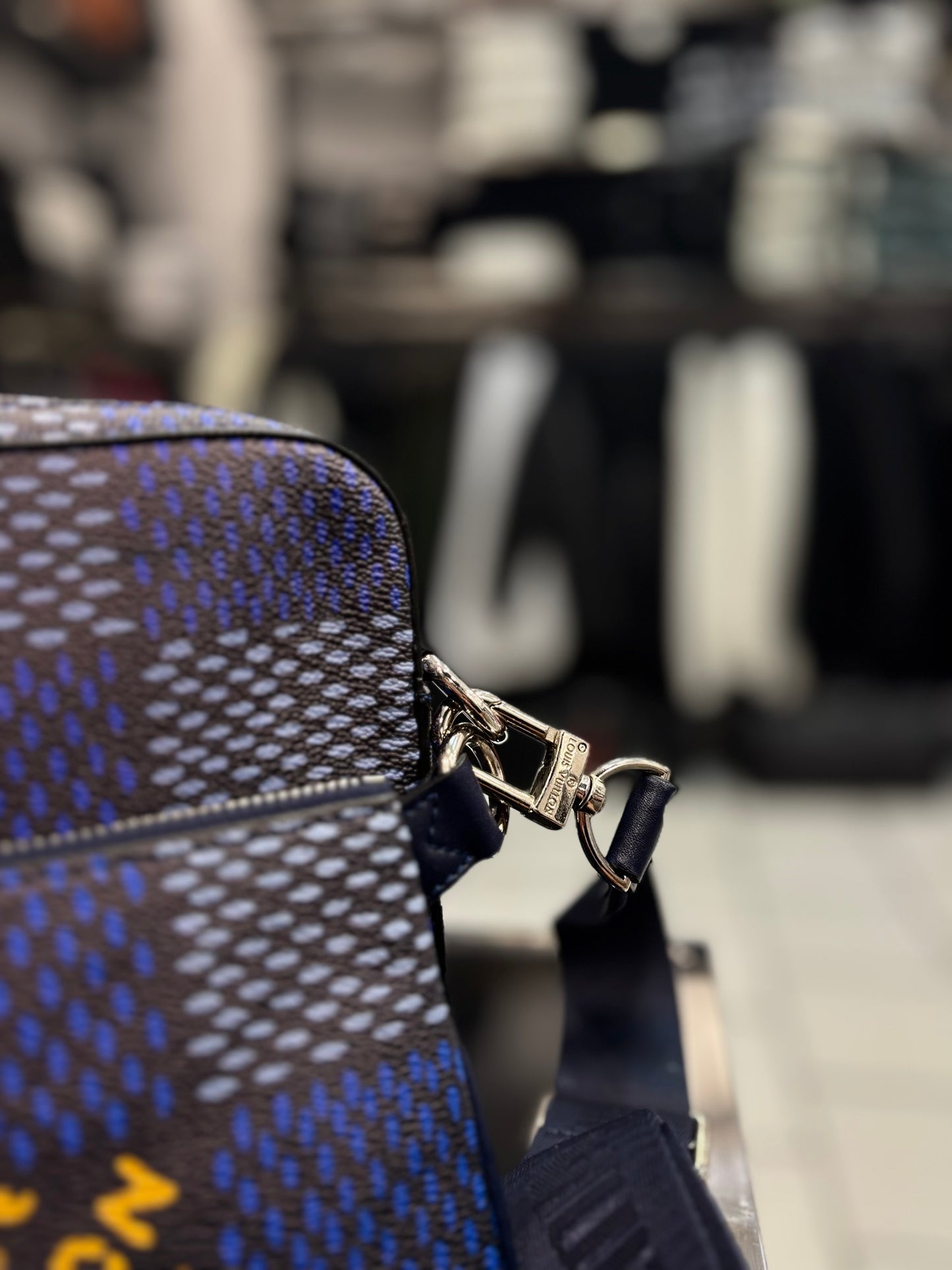 Louis Vuitton Trio blue bag ώμου/χιαστί