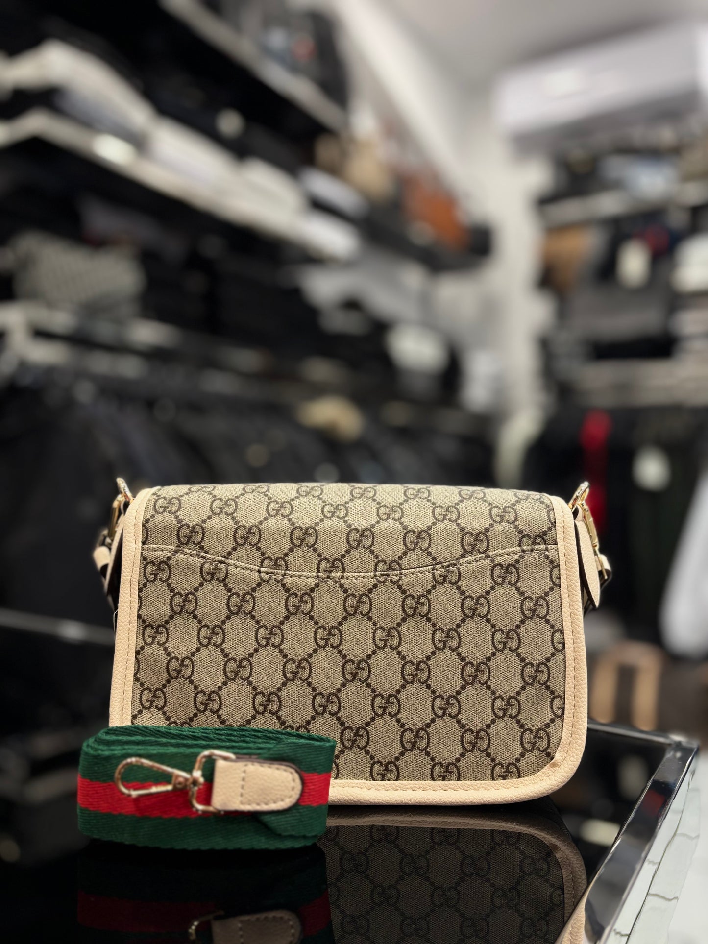 Gucci beige bag ώμου/χιαστί