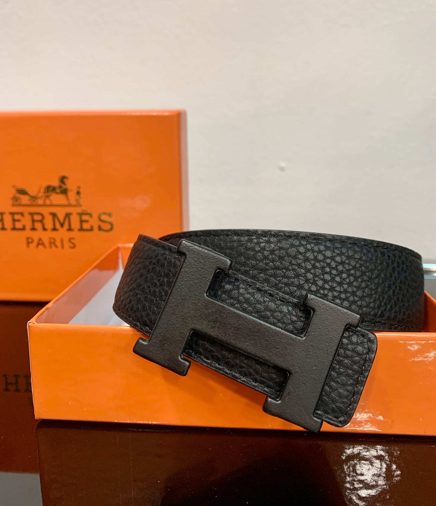 Hermes mini Belt black