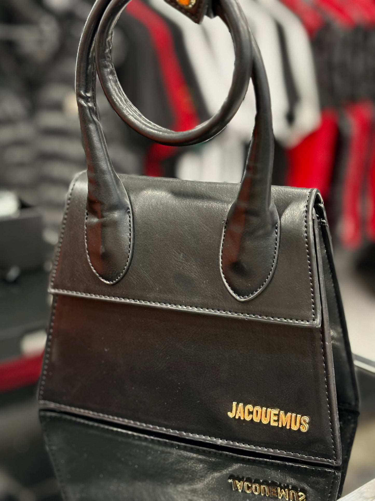 Jacouemus Le Chiquito Noeud black bag