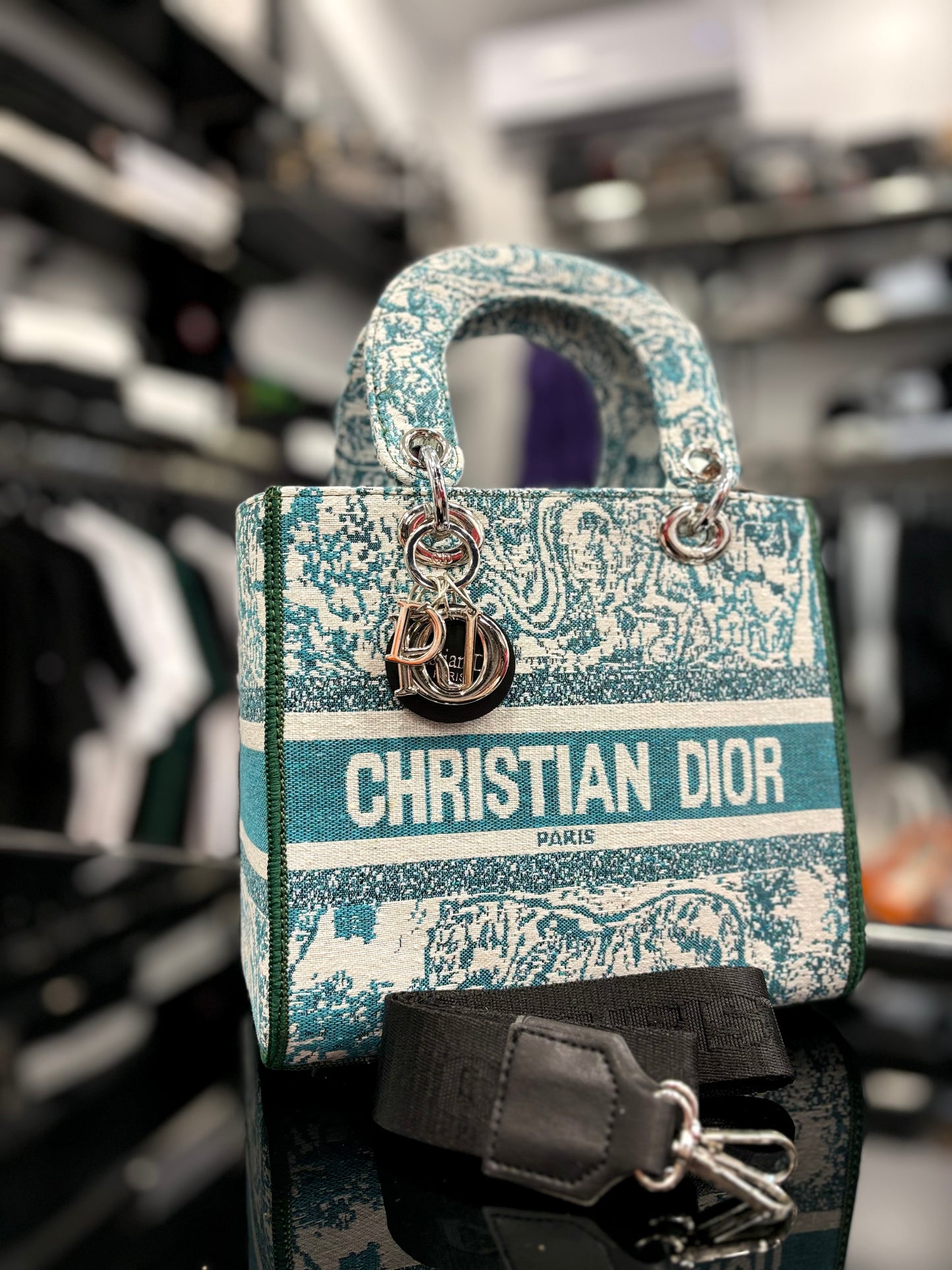 Dior Lady D-Lite Canvas Light Blue