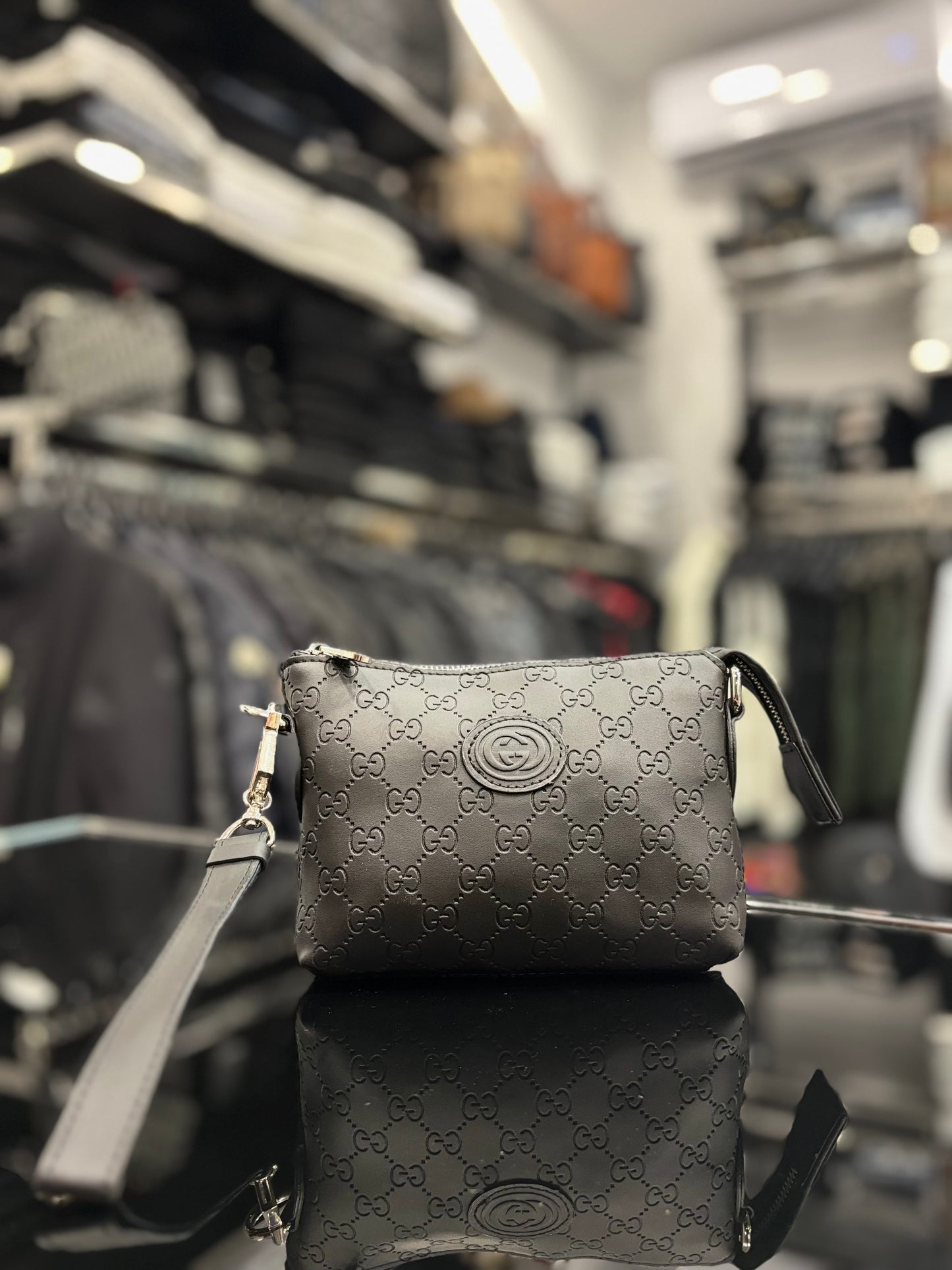 Gucci black bag χειρός/χιαστί