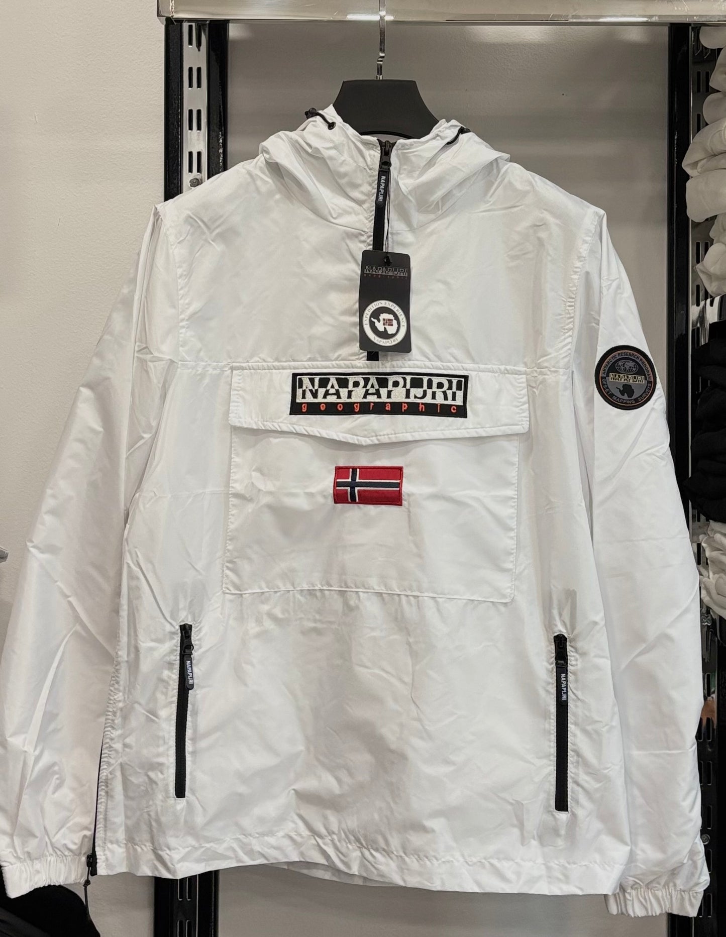 Napapijri white windproof