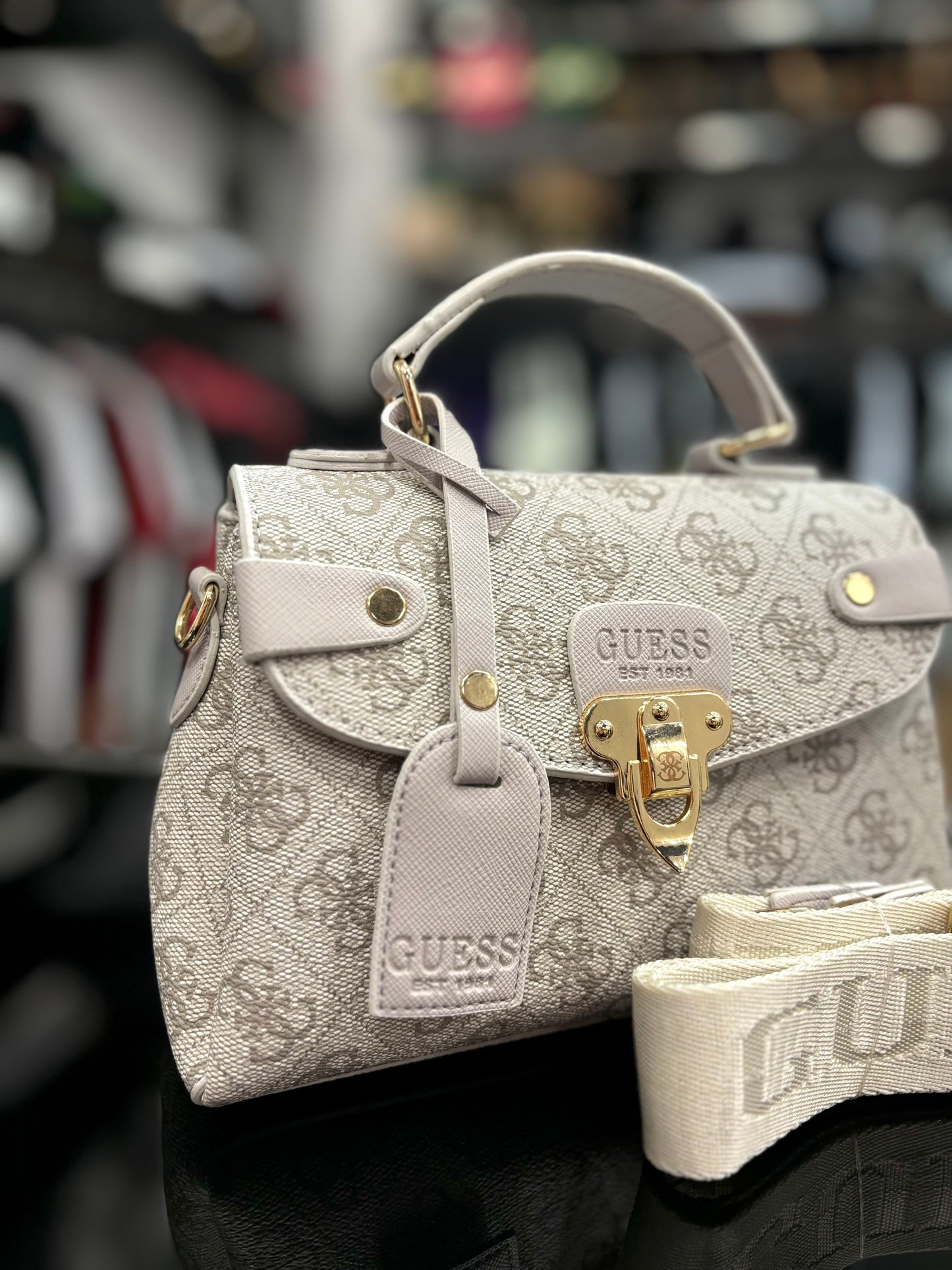 Guess Melissa Baturay White Bag