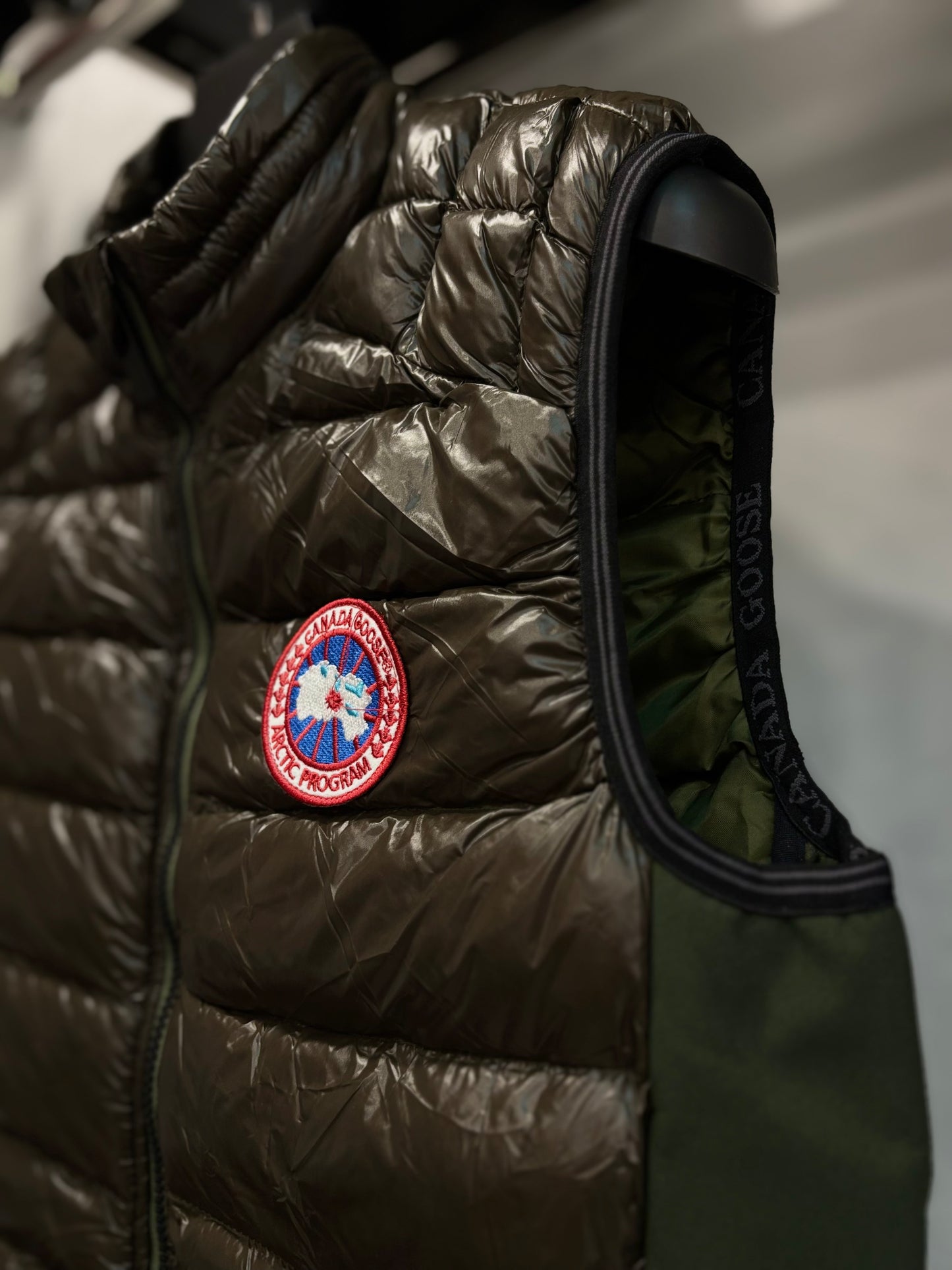 Canada Goose khaki sleeveless