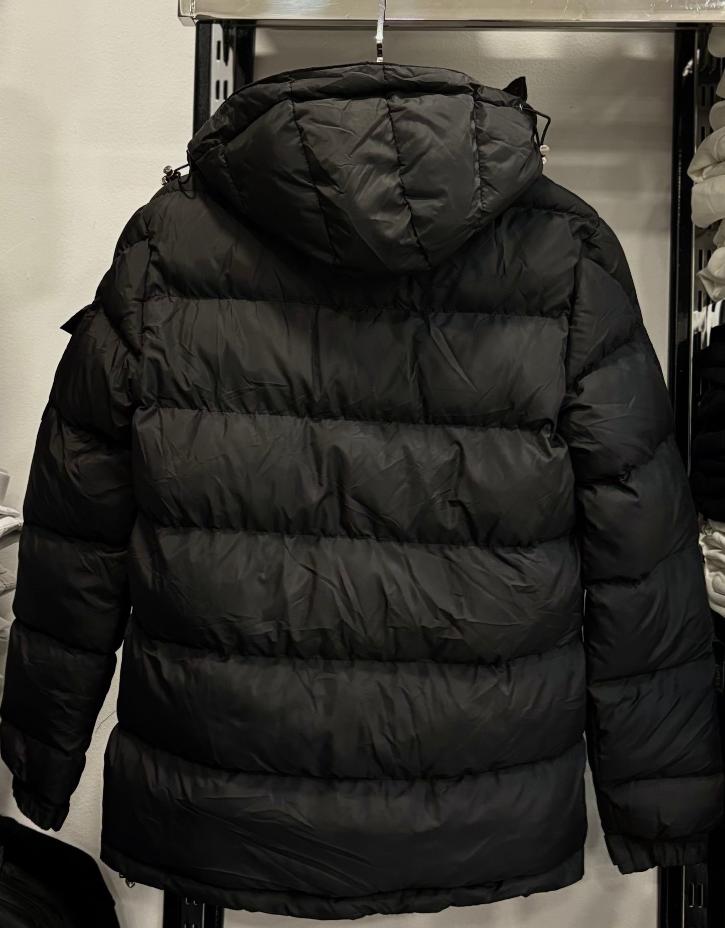 Moncler matte black jacket