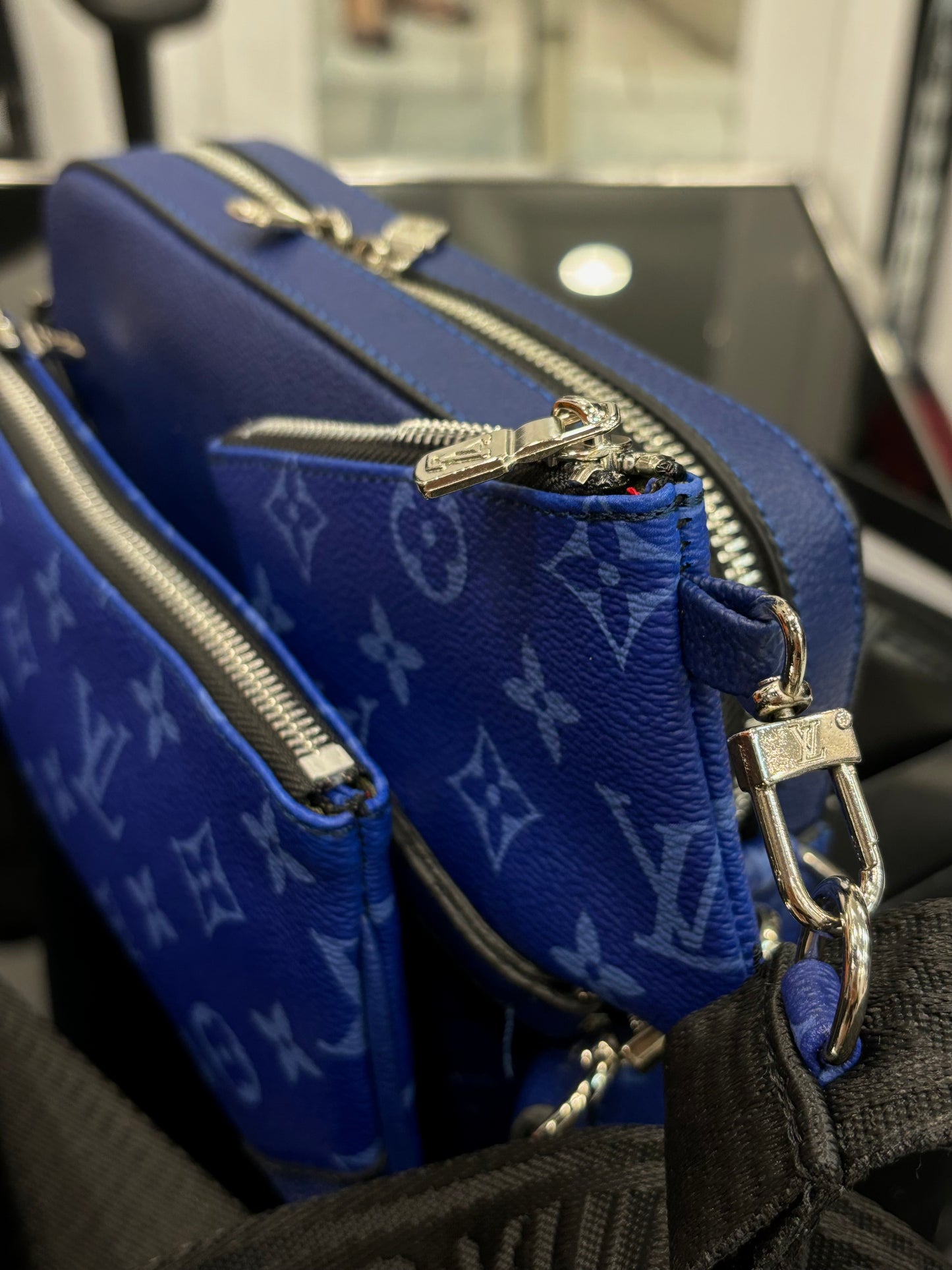 Louis Vuitton Trio Blue τσαντάκι ωμού/χιαστί