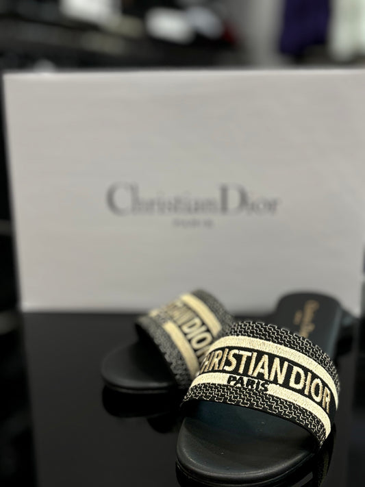 Παντόφλες Christian Dior Black