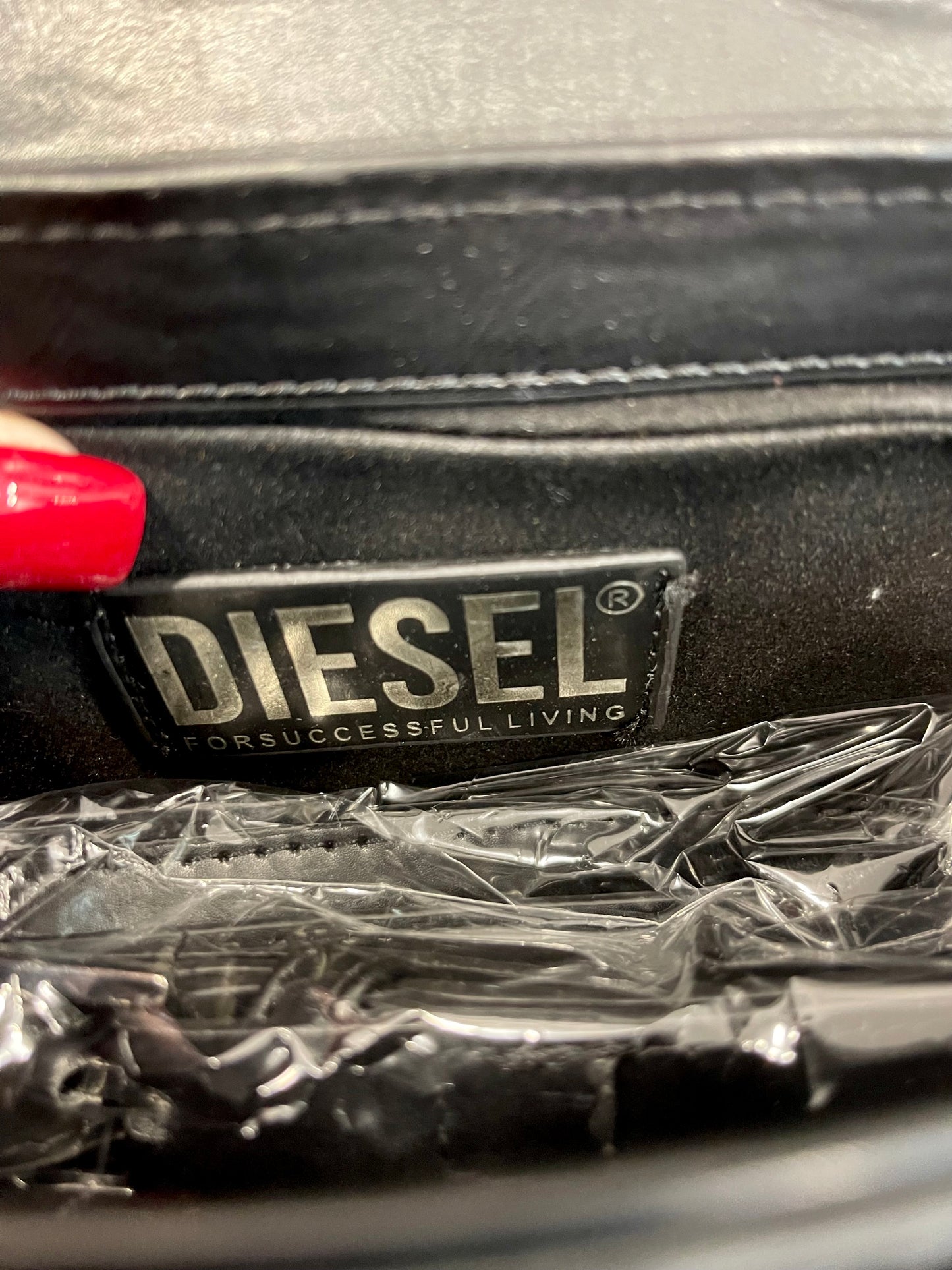 Diesel 1DR- Iconic black shoulder bag