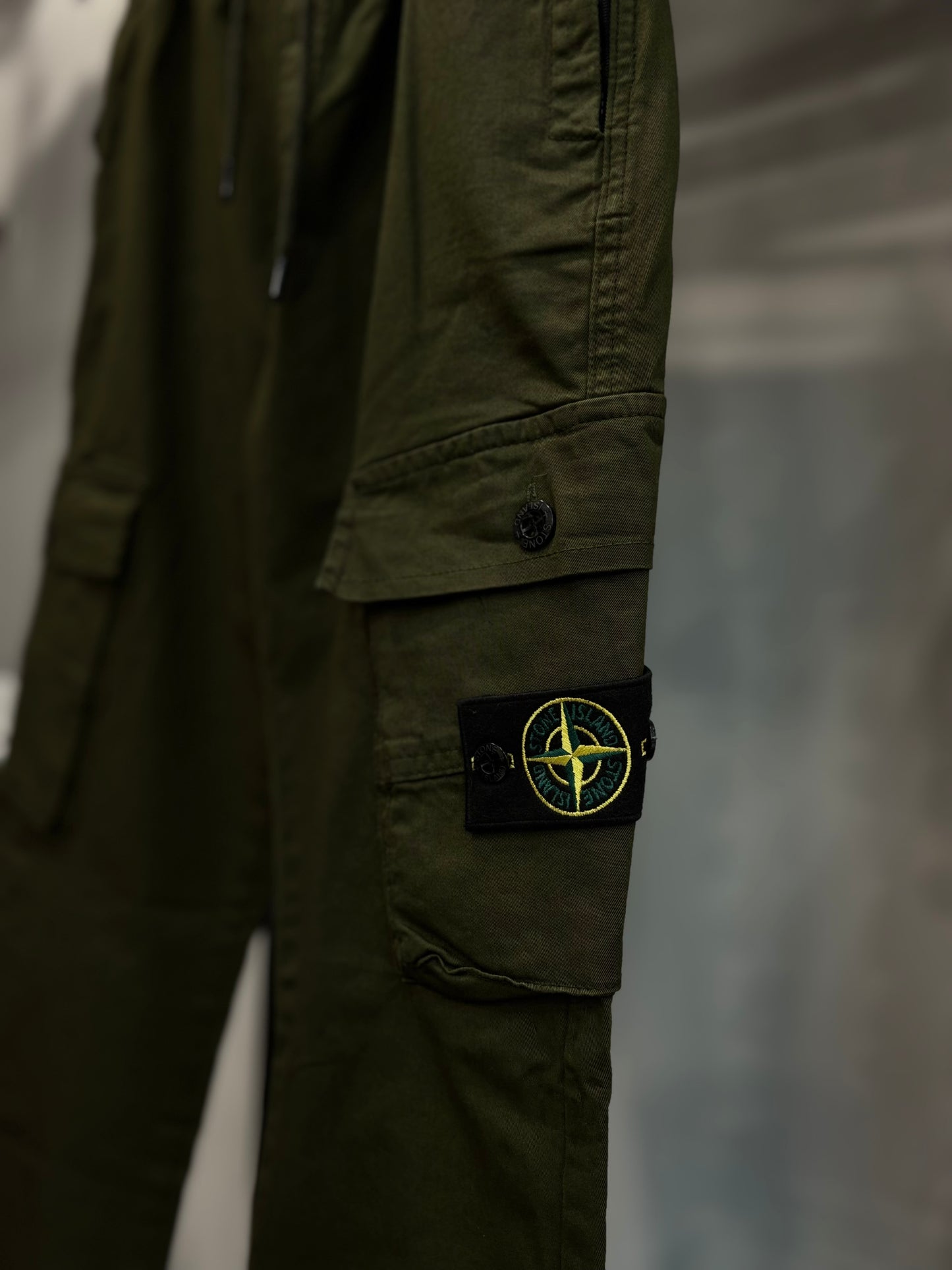 Stone island cargo khaki pants