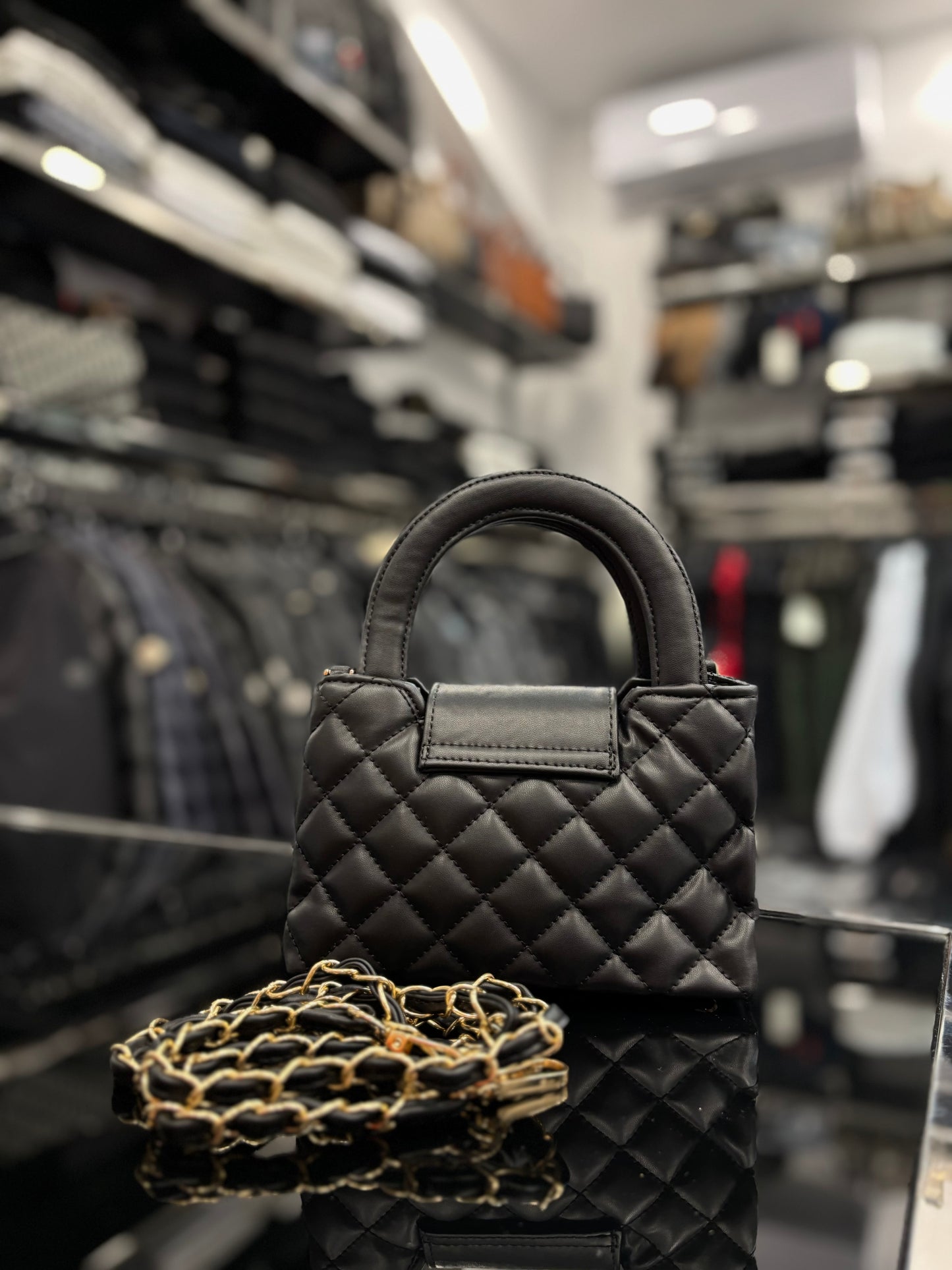 Chanel Small Kelly shopper black bag