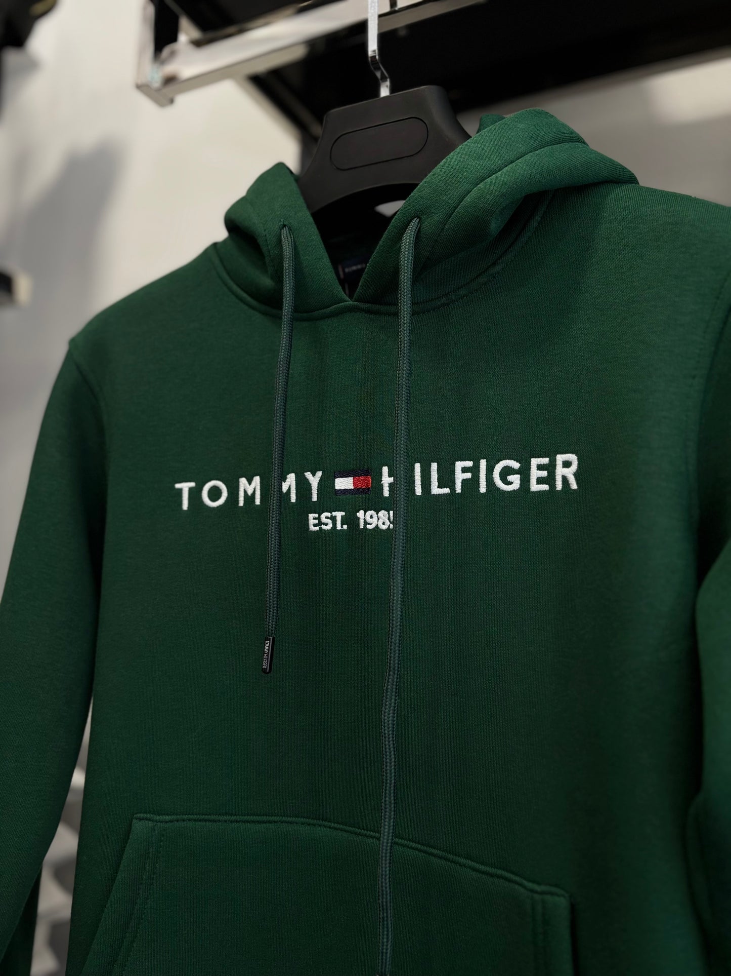 Tommy Hilfiger green hoodie