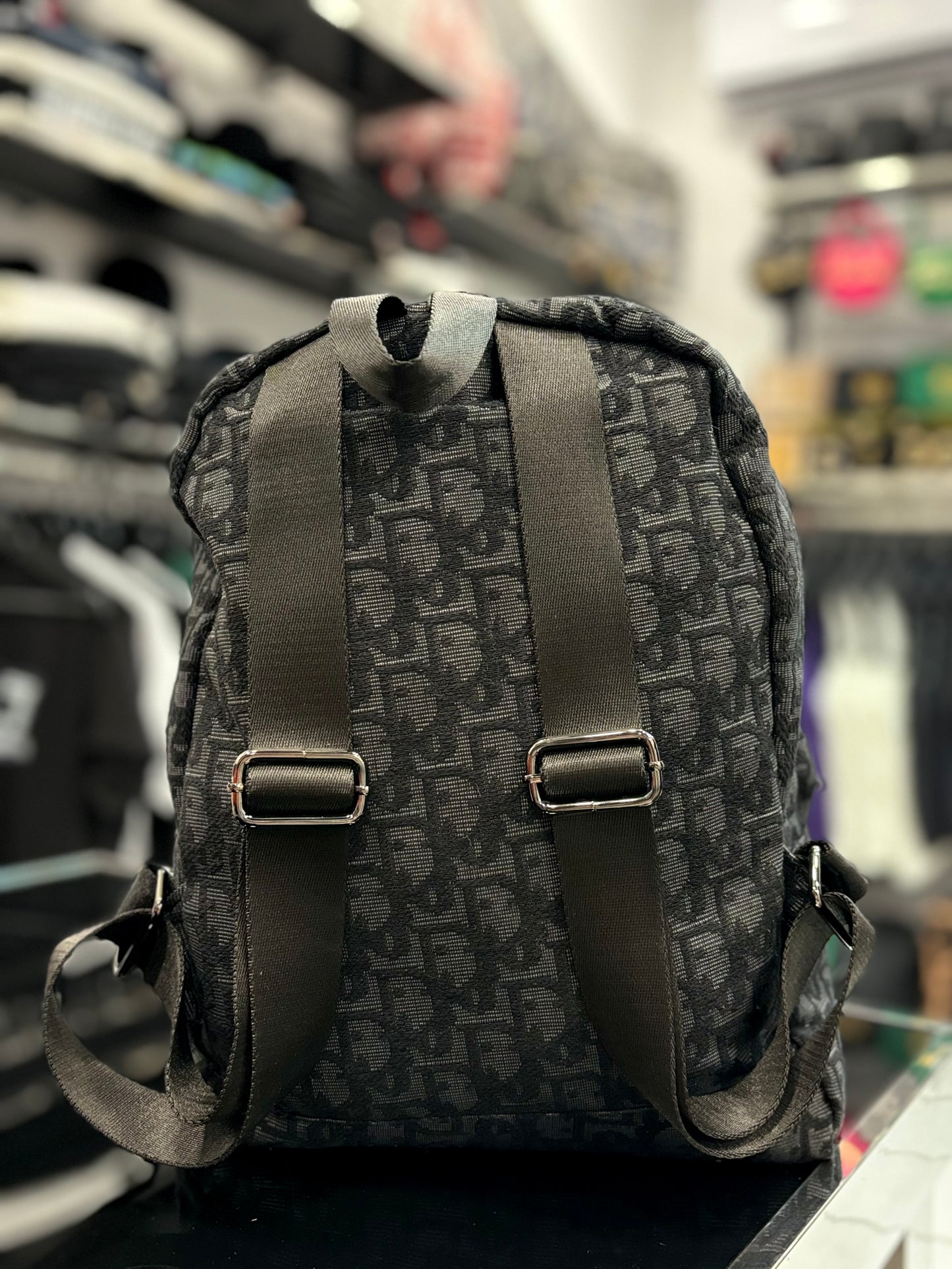 Christian Dior black backpack