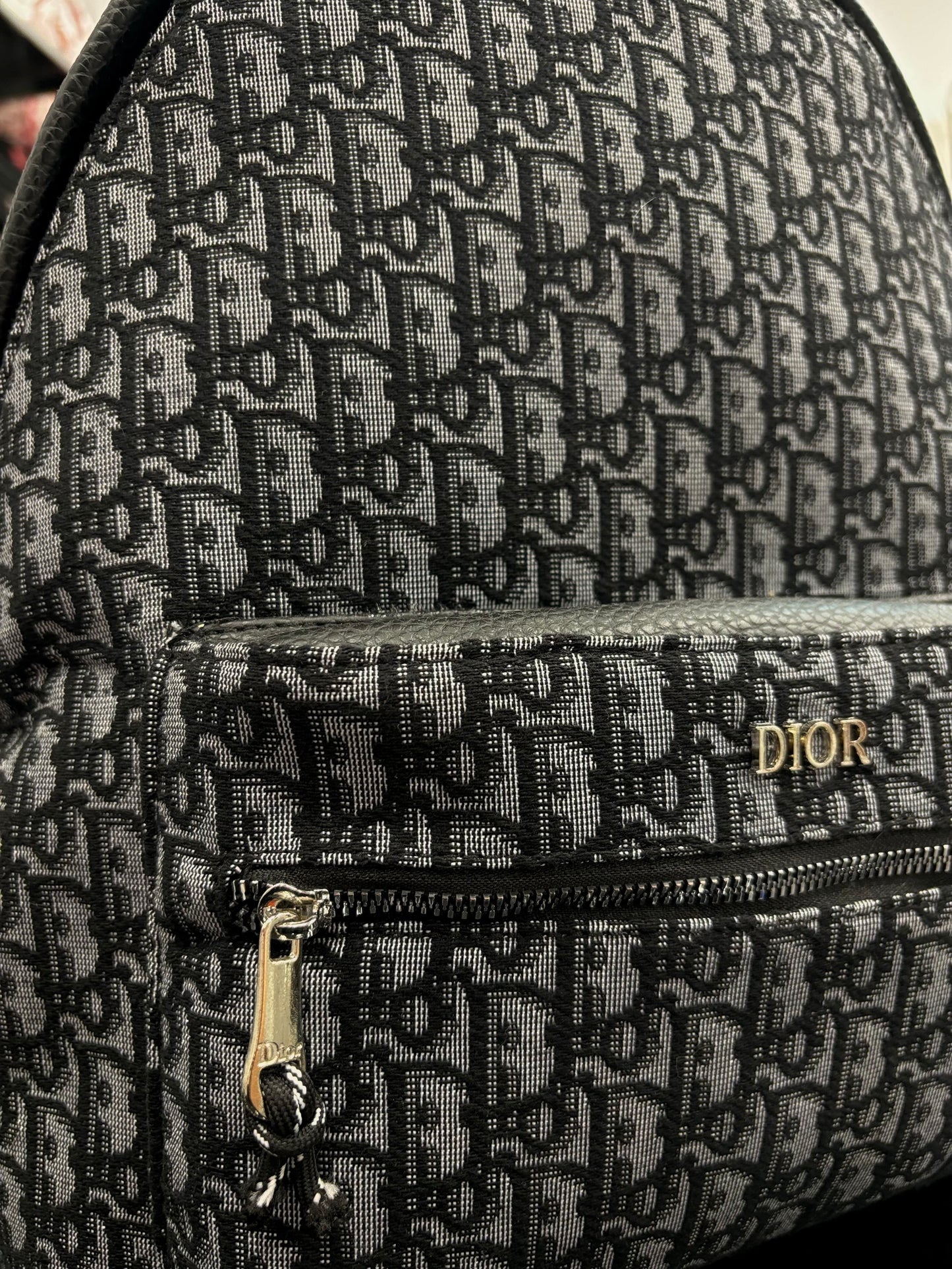 Christian Dior black backpack