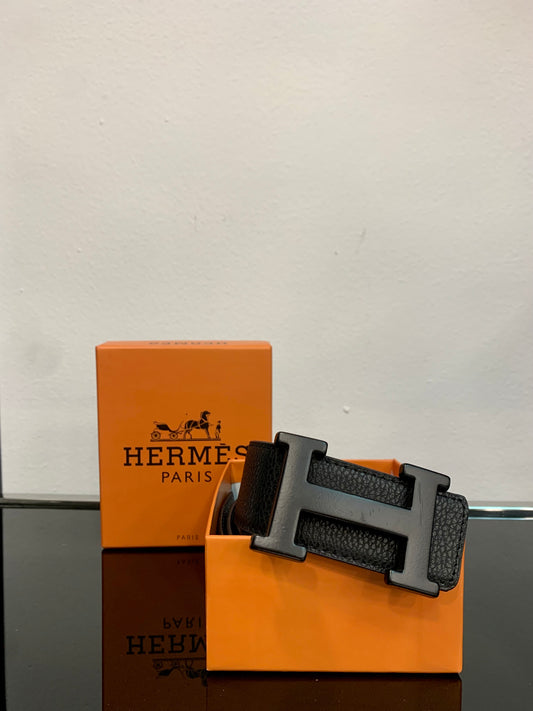 Hermes Belt black/dark blue