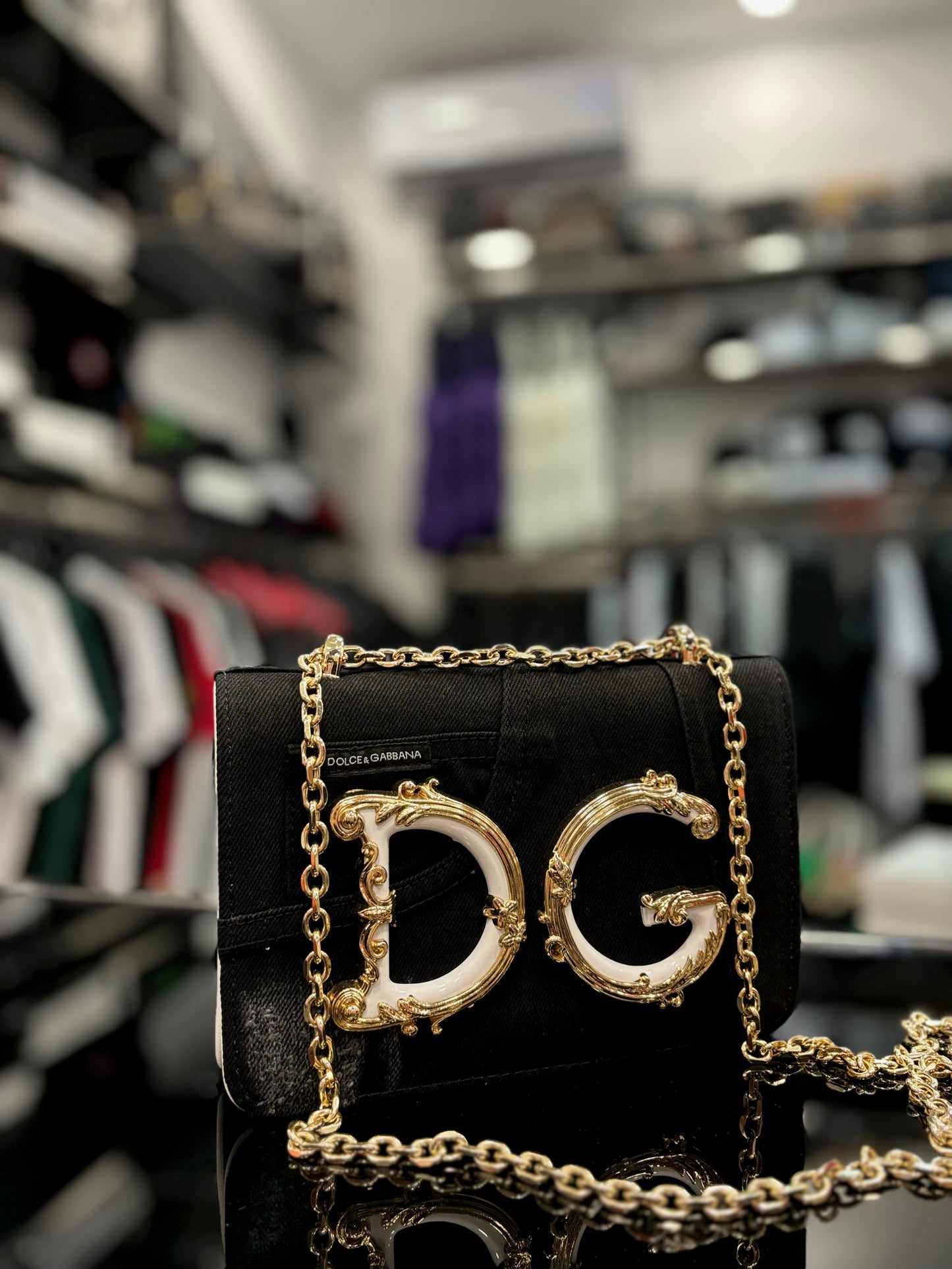 DG Girls Black/White bag