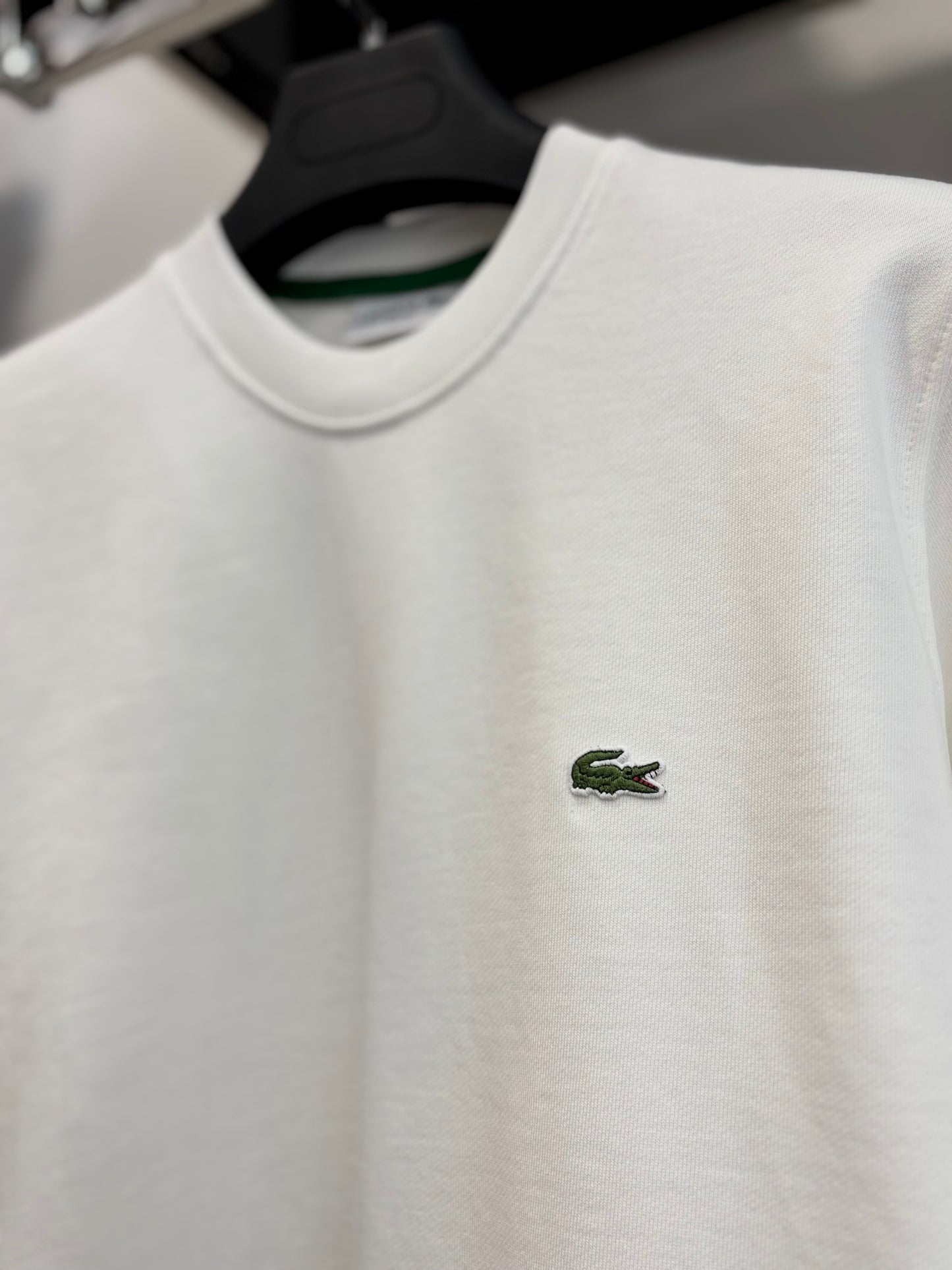 Lacoste white hoodie