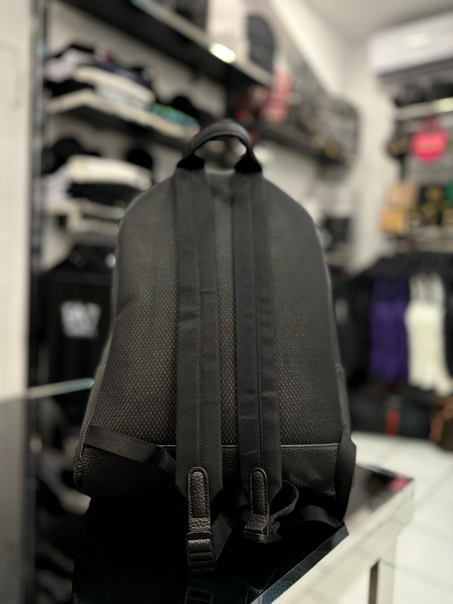 Louis Vuitton black backpack