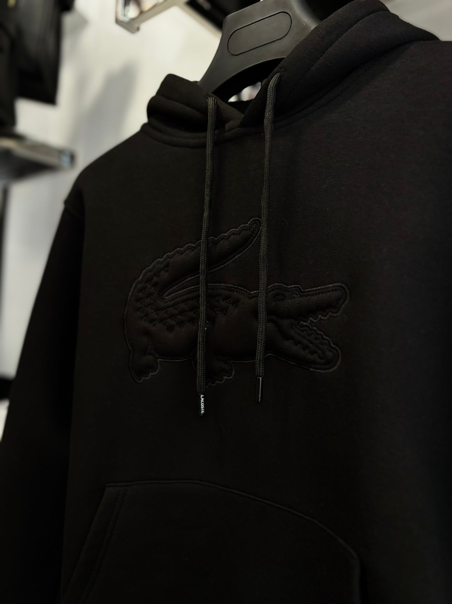 Lacoste black hoodie