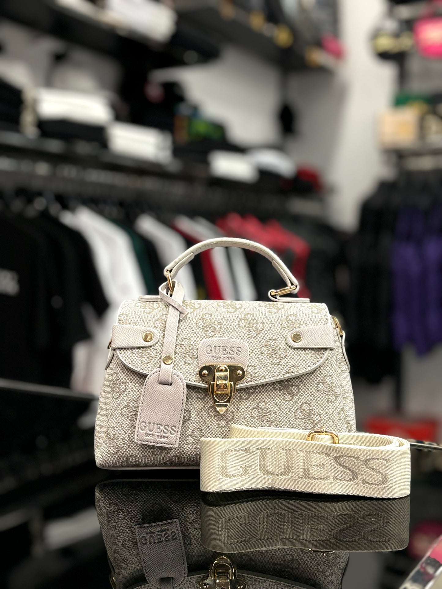 Guess Melissa Baturay White Bag