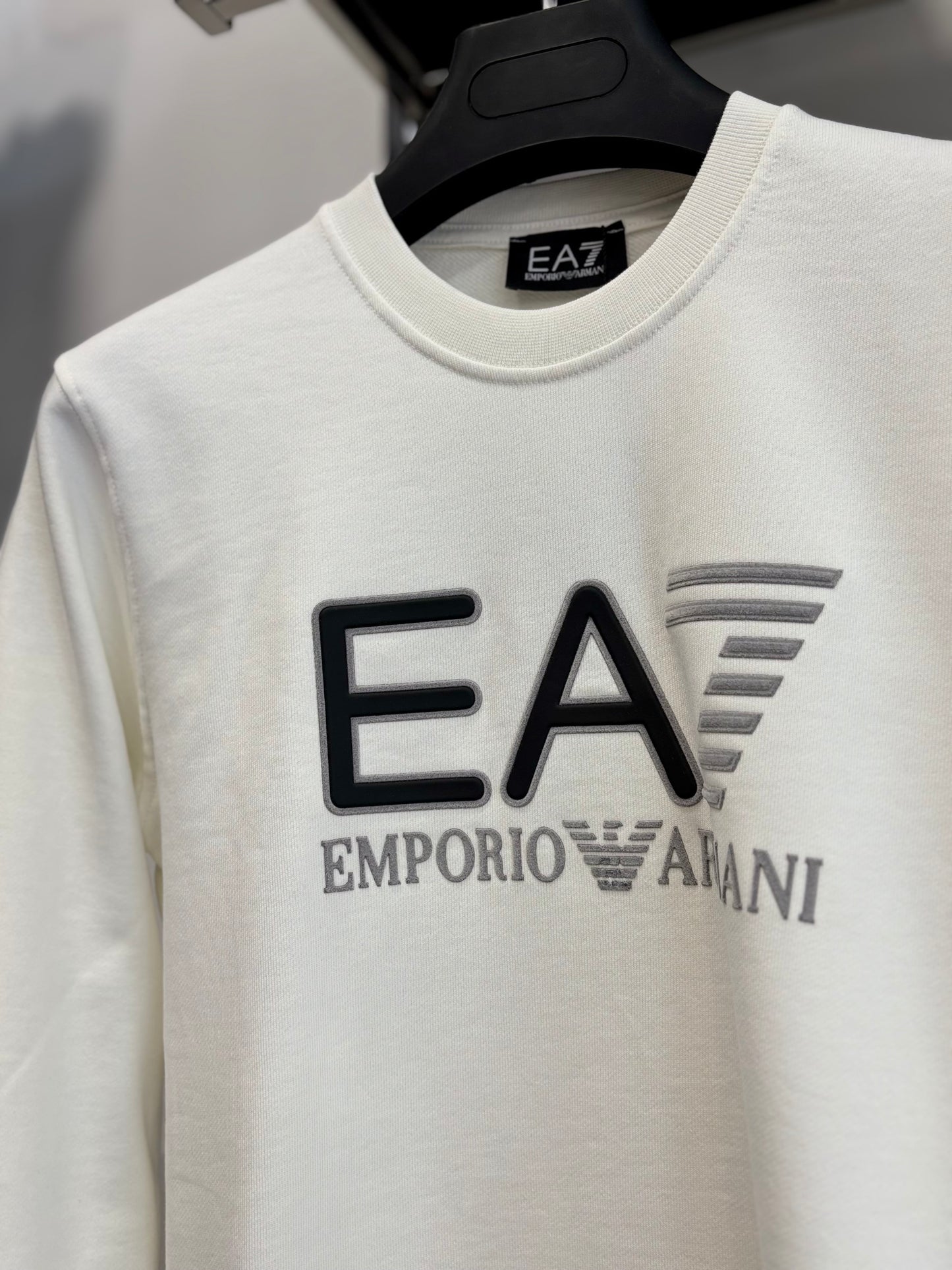 Emporio Armani white hoodie