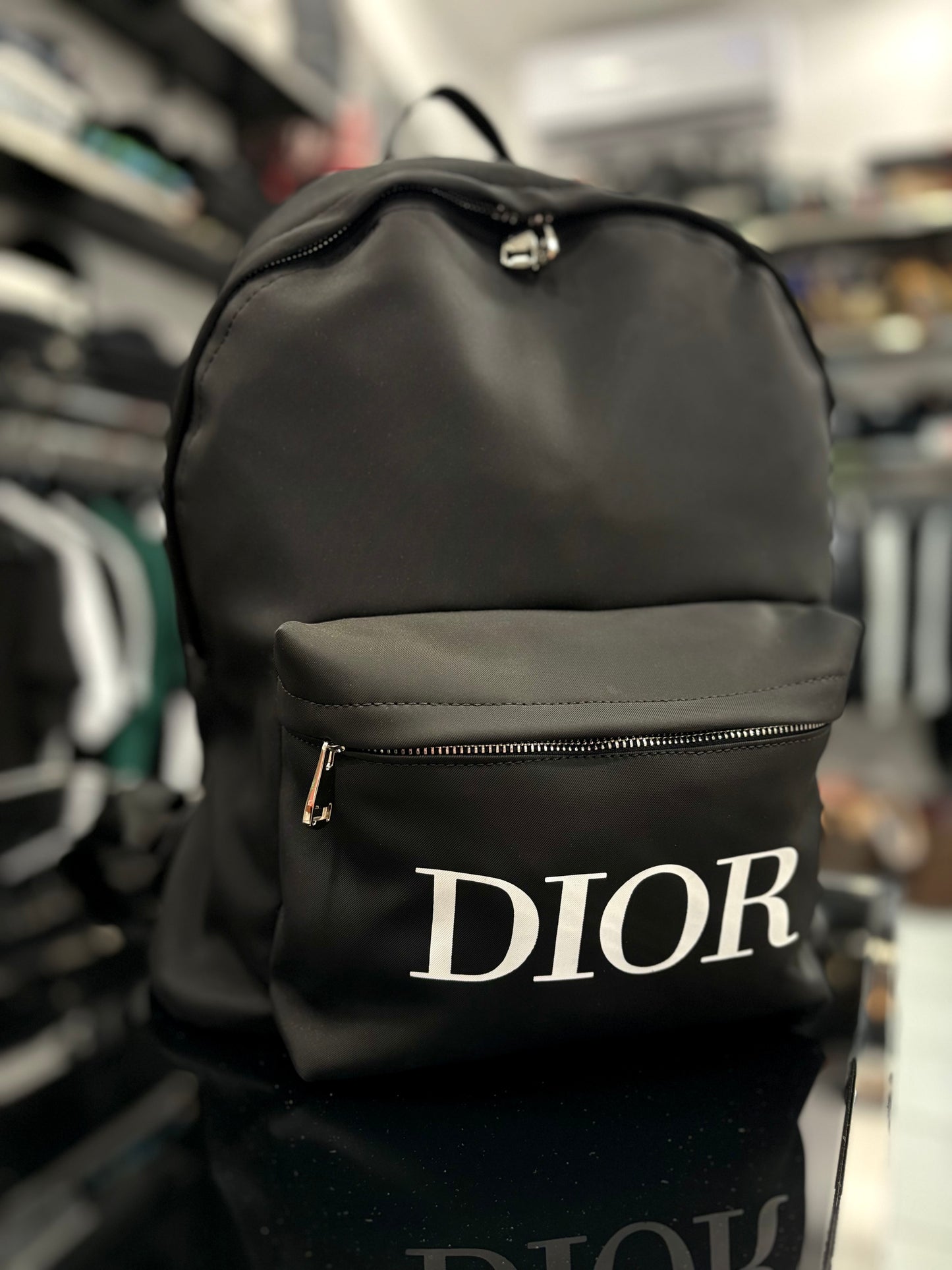 Christian Dior black backpack