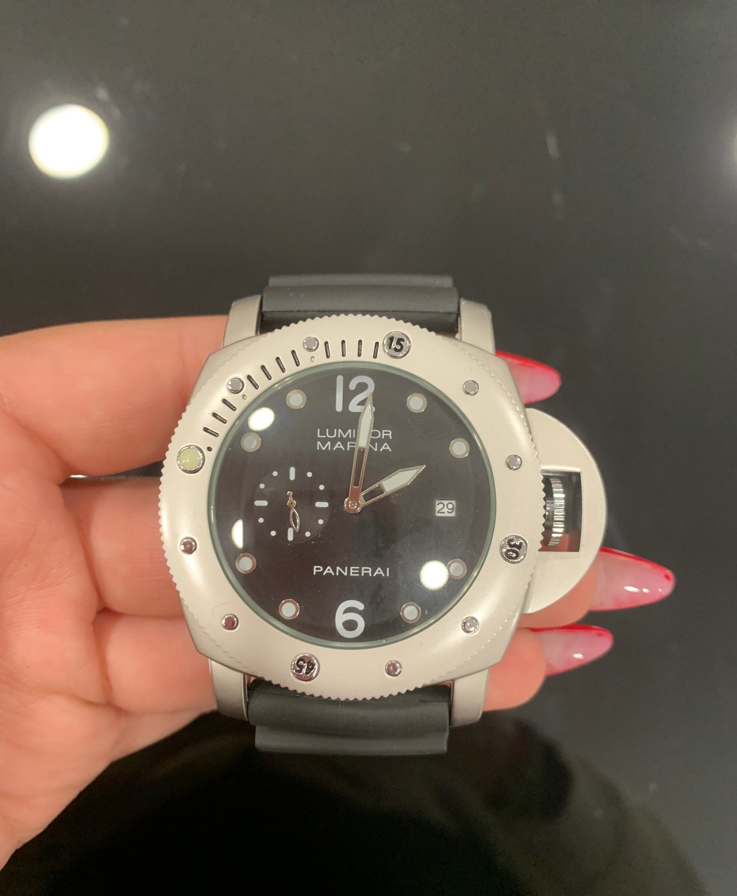 Luminor Marina Panerai Silver