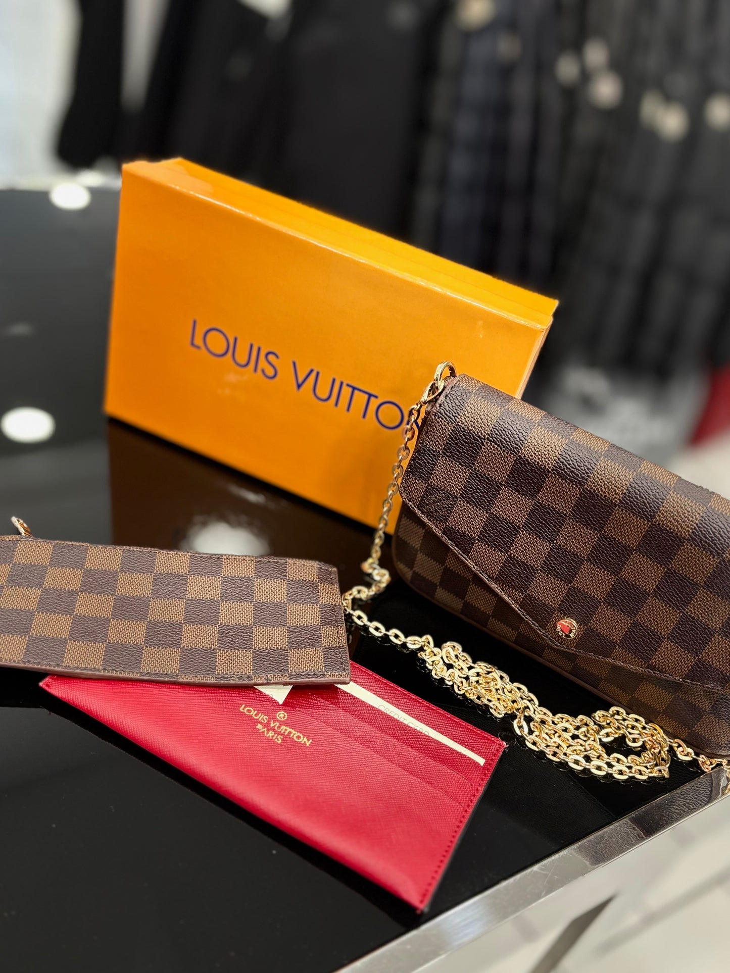 Louis Vuitton Damier Ebene Pochette Felicie