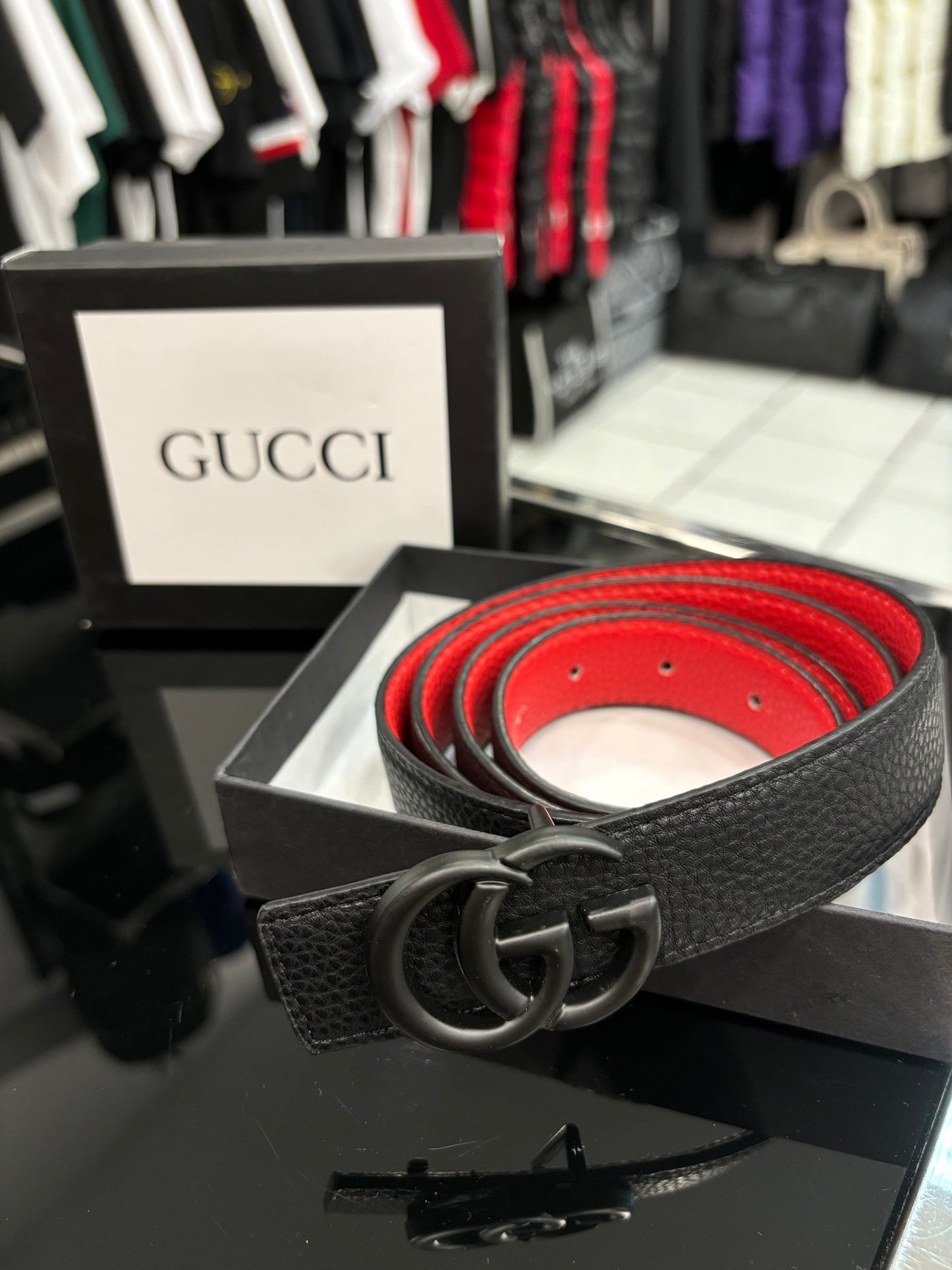 Gucci Belt mini Black/Red